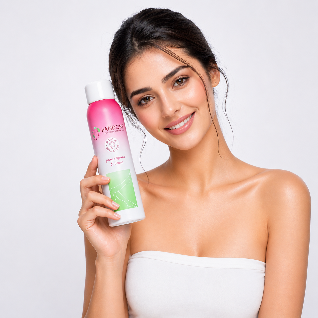 Mousse dépilatoire pour peaux sensibles
