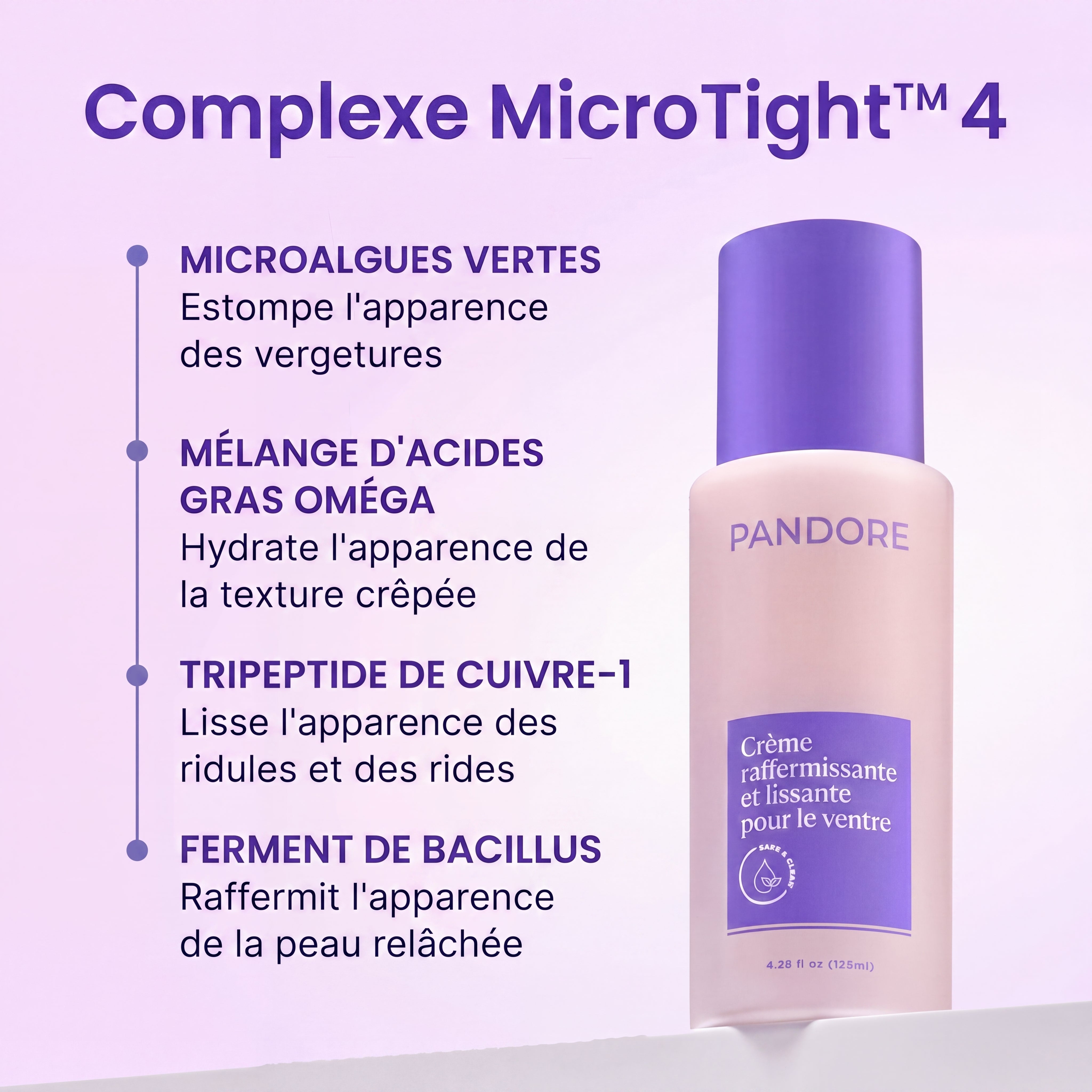 Crème raffermissante et lissante pour le ventre